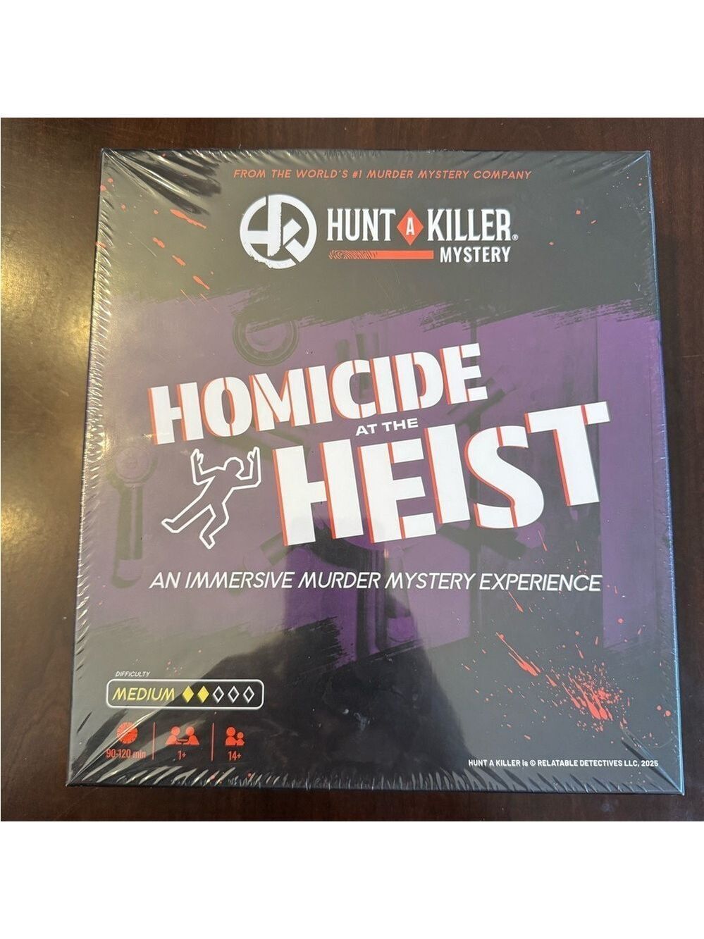 Hunt a Killer Mystery Homicide at the Heist. Medium Difficulty.